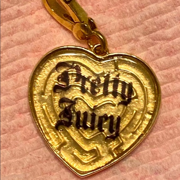 New JUICY COUTURE Labyrinth Maze Charm HEART PRETTY JUICY - Picture 2 of 4